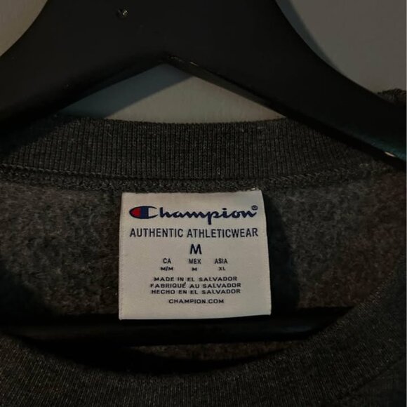 Princeton University Champion Crewneck – Dark Grey – Size Medium - Picture 2 of 3